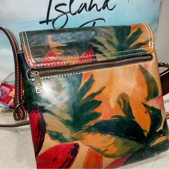 Patricia Nash Leather Spring Multicolor Balluri Tooled Crossbody Bag Florence - Picture 5 of 15